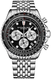 Stührling Original Monaco Race Way Czarny/Stal Ø44 mm 1010.04