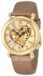 Stührling Original Lifestyle Żółte złoto/Skóra Ø35 mm 109.1235E31