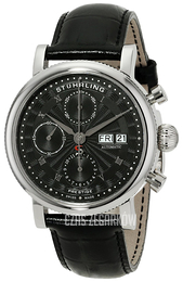 Stührling Original Prestige Czarny/Skóra Ø40 mm 139.02