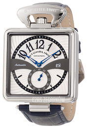 Stührling Original Srebrny/Skóra Ø42 mm 146A.3315C2