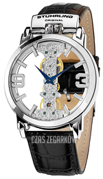 Stührling Original Srebrny/Skóra Ø44 mm 165E.33152