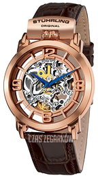 Stührling Original Zloty/Skóra Ø42 mm 165F.334K14