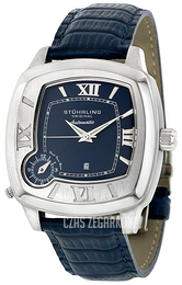 Stührling Original Piattino Quadrato Niebieski/Skóra Ø46 mm 177.3315C6