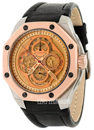 Stührling Original Lifestyle Różowe złoto/Skóra Ø44.5 mm 181A.332S514