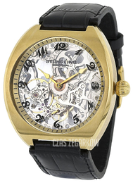 Stührling Original Symphony Żółte złoto/Skóra Ø47 mm 217.333519