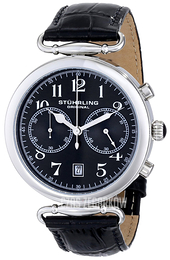 Stührling Original Srebrny/Skóra Ø45 mm 226.03