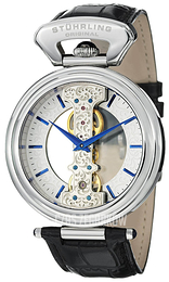 Stührling Original Srebrny/Skóra Ø45 mm 237.33152