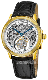 Stührling Original Tourbillon Srebrny/Skóra Ø41 mm 243.333X2