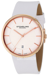 Stührling Original Biały/Skóra Ø42 mm 244.334P2