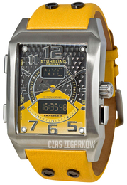 Stührling Original Żółty/Skóra Ø42 mm 255B.3315G65