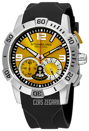 Stührling Original Aquadiver Żółte złoto/Guma Ø45 mm 265A.331618