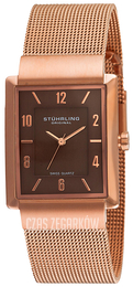 Stührling Original Symphony Brązowy/Stal w kolorze różowego złota 325.334459