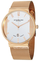 Stührling Original Biały/Stal w kolorze różowego złota Ø40 mm 327G.334414