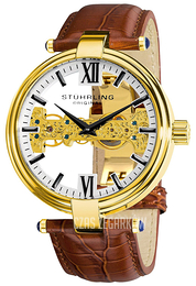 Stührling Original Srebrny/Skóra Ø46 mm 330.3335K2