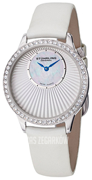 Stührling Original Srebrny/Skóra Ø34.5 mm 336.121P2SET