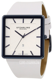 Stührling Original Biały/Skóra Ø44 mm 342W.33XP2