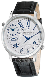 Stührling Original Srebrny/Skóra Ø44 mm 343.33152