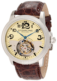 Stührling Original Zloty/Skóra Ø44.5 mm 350.331543