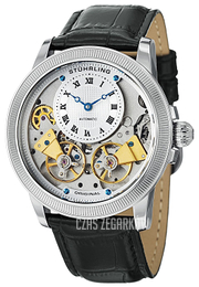 Stührling Original Srebrny/Skóra Ø45 mm 368B.33152