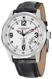 Stührling Original Srebrny/Skóra Ø46 mm 378L.01