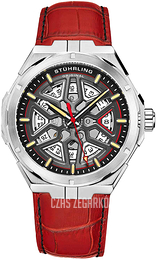 Stührling Original Legacy Szary/Skóra Ø44 mm 379.01C