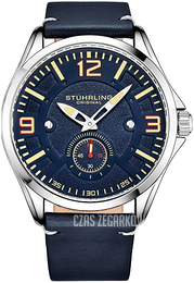 Stührling Original Aviator Niebieski/Skóra Ø43 mm 3934.2