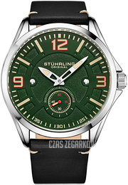 Stührling Original Aviator Zielony/Skóra Ø43 mm 3934.3
