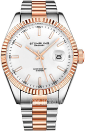 Stührling Original Lineage Biały/Stal w kolorze różowego złota Ø42 mm 3935.5