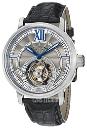 Stührling Original Srebrny/Skóra Ø45 mm 396.331X2