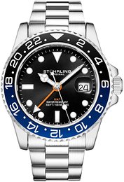 Stührling Original Aquadiver Czarny/Stal Ø42 mm 3965.1