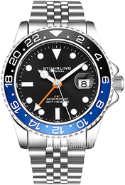 Stührling Original Aquadiver Czarny/Stal Ø42 mm 3968.1