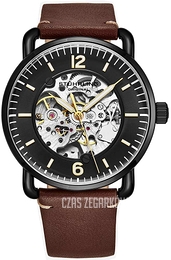 Stührling Original Legacy Mantra Czarny/Skóra Ø42 mm 3972.3