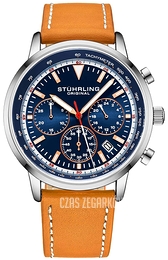 Stührling Original Monaco Niebieski/Skóra Ø44 mm 3986L.4