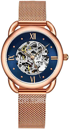 Stührling Original Automatic Niebieski/Stal w kolorze różowego złota Ø36 mm 3990M.3