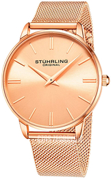 Stührling Original Symphony Różowe złoto/Stal w kolorze różowego złota Ø42 mm 3998.7