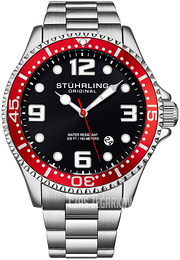 Stührling Original Regatta Champion Czarny/Stal Ø44 mm 4006.3