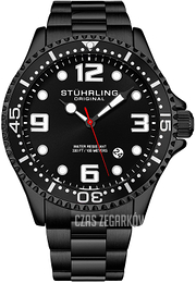 Stührling Original Regatta Champion Czarny/Stal Ø44 mm 4006.4