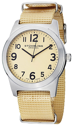 Stührling Original Contrail Szampański/Tkanina Ø42 mm 409.SET.01