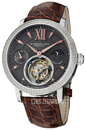 Stührling Original Tourbillon Szary/Skóra Ø45 mm 500.331XK54