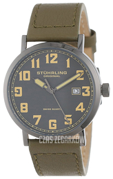 Stührling Original Szary/Skóra Ø42 mm 554.3355D54