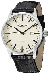 Stührling Original Classic Ascot Beżowy/Skóra Ø42 mm 555A.03