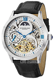 Stührling Original Srebrny/Skóra Ø44 mm 571.33152