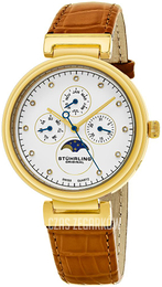 Stührling Original Symphony Biały/Stal w odcieniu złota Ø39 mm 674.01