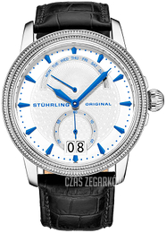 Stührling Original Classic Biały/Skóra Ø45 mm 788.04