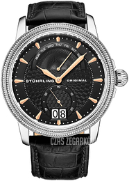 Stührling Original Classic Czarny/Skóra Ø45 mm 788.05