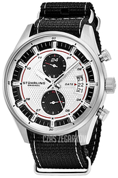 Stührling Original Monaco Srebrny/Tkanina Ø44 mm 845.01