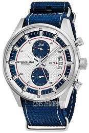 Stührling Original Monaco Srebrny/Tkanina Ø44 mm 845.03