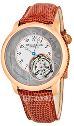 Stührling Original Tourbillon Szary/Skóra Ø43 mm 880.03