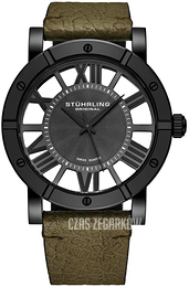 Stührling Original Winchester Czarny/Skóra Ø42 mm 881B.06