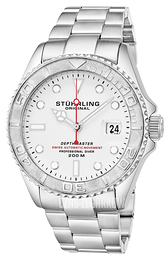 Stührling Original Aquadiver Srebrny/Stal Ø42 mm 893.01
